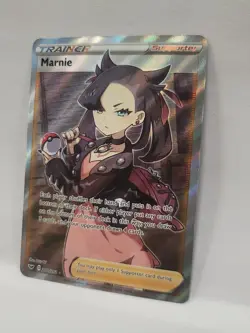 Marnie 200/202 Sword & Shield Base Set 2020 Pokemon Holo Foil Rare - Image 3