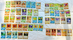 Pokemon Japanese Vintage/Old Back 53 card LOT - Base, Jungle, Fossil, Rocket - Image 1