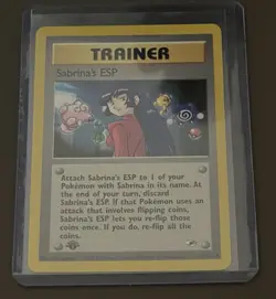 Sabrina’s ESP 1st Edition 117/132 - Gym Heroes Pokemon - Image 3