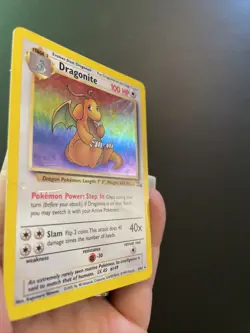 Pokemon TCG Dragonite Fossil 4 Holo Unlimited Holo Rare - Image 5