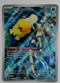 Misty's Psyduck - 193/182 - Pokemon Destined Rivals IR NM SEE VIDEO - Image 1