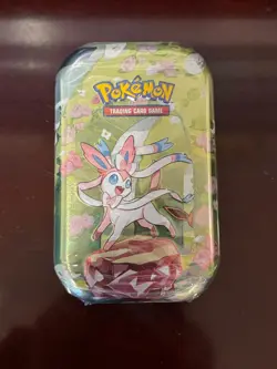 Pokemon TCG Prismatic Evolutions Mini Tin Sylveon - Brand New - Image 1