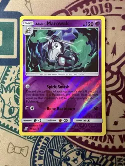 Alolan Marowak 75/236 SM - Unified Minds Rare Pokemon TCG - Image 3
