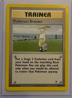 Pokemon Breeder Legendary Collection Vintage Wotc 2002 Pack Fresh MINT - Image 1