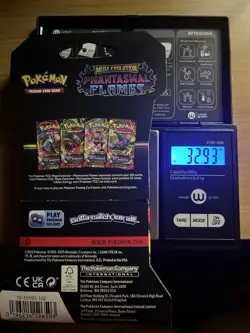 EXTREMELY HEAVY Pokemon Phantasmal Flames - Factory Sealed Booster Pack (32.93g) - Image 2