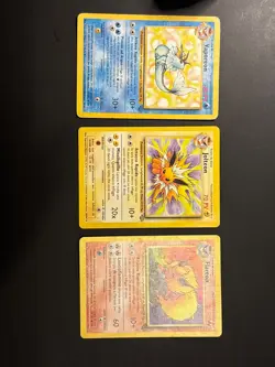 Lotto Carte Pokemon Jolteon Flareon Vaporeon Jungle Ultra Raro In Italiano A18 - Image 1