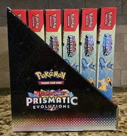 Pokemon Scarlet & Violet Prismatic Evolutions Poster Collection Lot of 6 NISB - Image 2