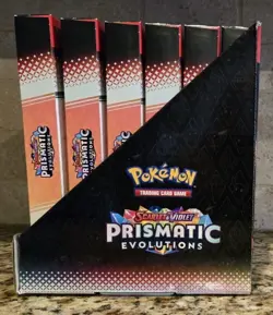 Pokemon Scarlet & Violet Prismatic Evolutions Poster Collection Lot of 6 NISB - Image 4