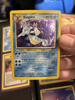 Pokemon Kingdra 8/111 WotC Neo Genesis Holo Rare MP T16 - Image 2