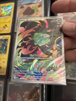 Pokemon Sealed Bulbasaur 133/132 Pokemon TCG Mega Evolution Stamped Promo T42 - Image 1