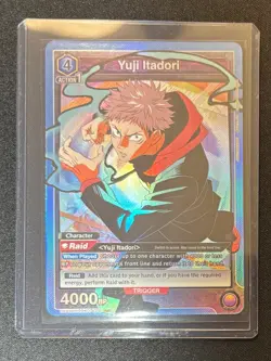 Yuji Itadori SR Union Arena Card JJK-1-040 English Jujustu Kaisen LP - Image 3