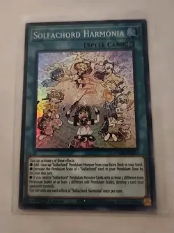 Yugioh - Solfachord Harmonia (Super Rare) (1st Edition) - ANGU-EN024 (P) - Image 1