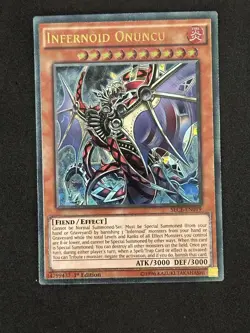 Infernoid Onuncu SECE-EN019 1st Edition Ultimate Rare NM YuGiOh - Image 1