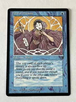 Magic The Gathering Field of Dreams Legends NM to EX Condition MTG Card - Image 1