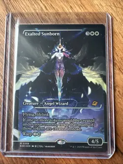 Exalted Sunborn (Showcase) Edge of Eternities FOIL Near mint Magic The Gathering - Image 1