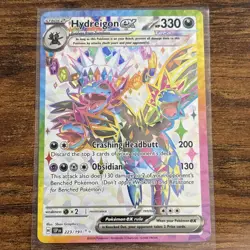 Pokemon TCG Hydreigon EX Full Art Ultra Rare Holo NM Surging Sparks 223/191 - Image 1