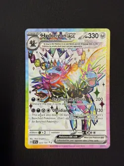 Pokemon Tcg Hydreigon Ex 223/191 Surging Sparks Ultra Rare Sir Holo Full Art Nm - Image 1