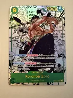 Roronoa Zoro (Alternate Art) (Manga) OP06-118 Wings of the Captain Foil - Image 1