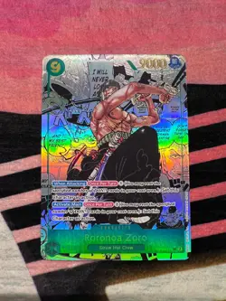 Roronoa Zoro (Alternate Art) (Manga) OP06-118 Wings of the Captain Foil - Image 1