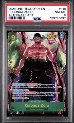 Roronoa Zoro (Alternate Art) OP06-118 Wings of the Captain Foil - Image 1