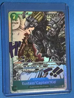 Super Pre-Release Eustass "Captain" Kid One Piece ST02-013 English NM - Image 1