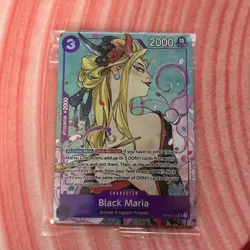 Black Maria (Illustration Box Vol.2) OP08-074 One Piece Promo Card Foil SEALED - Image 1