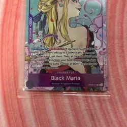 Black Maria (Illustration Box Vol.2) OP08-074 One Piece Promo Card Foil SEALED - Image 3