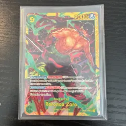 Roronoa Zoro OP06-118 SEC Secret Rare Full Art - One Piece Wings of The Captain - Image 1