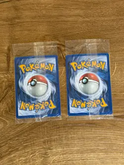 2x Pokemon Neo Entei Black Star Promo Card #34 Movie Promo BRAND NEW SEALED - Image 2