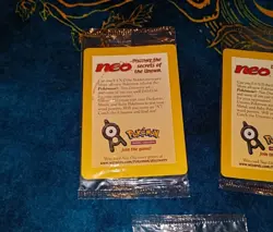 5 Copies Of Pokemon Entei Black Star Promo Card #34 SEALED Movie Promo NEW Neo - Image 2