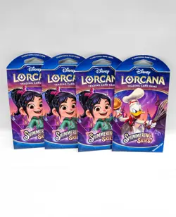 (4x) Disney Lorcana Shimmering Skies Sleeved Booster Pack Lot Brand New Sealed - Image 1
