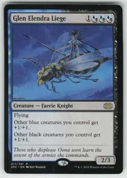 MTG Glen Elendra Liege Normal Double Masters 2022 # 217 NM - Image 1