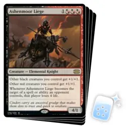ASHENMOOR LIEGE X4 Double Masters 2022 Magic MTG MINT CARD - Image 1