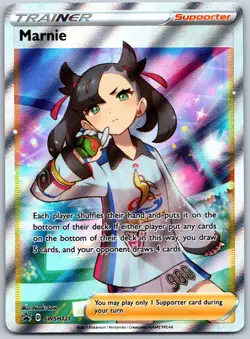 Marnie SWSH121 SWSH: Sword & Shield Promo Cards - Trainer Full Art NM Holo - Image 1