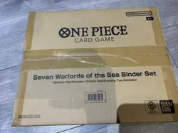 One Piece TCG Seven Warlords of the Sea Binder & Card Set [ENG] Factory sealed - Image 1