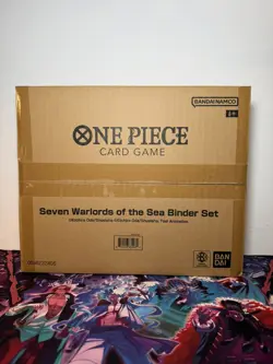 One Piece TCG Seven Warlords of the Sea Binder & Card Set [ENG] Factory sealed - Image 1