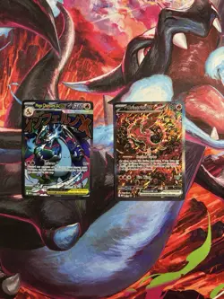 Pokemon Phantasmal Flames UPC Mega Charizard X Ex and Oricorio Ex Promo 023 024 - Image 1