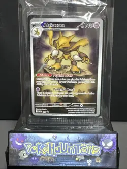 Pokemon Card Alakazam MEP 009 Mega Evolution Illustration Rare Promo Sealed NM - Image 1