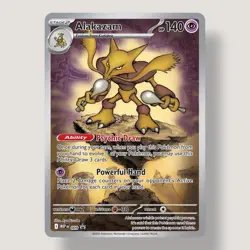 Pokemon TCG - Alakazam MEP 009 Illustration Rare Promo - Mega Evolution (NM) - Image 1