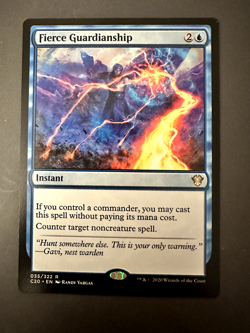 MTG Fierce Guardianship #35 Commander 2020 (C20) NM - Image 1