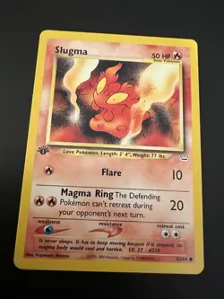 Slugma 53/64 Neo Revelation 1st Edition 2001 Pokemon Card NM - Image 1