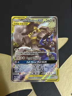 Pokemon TCG Lucario & Melmetal GX SM192 Holo Card Sun & Moon Promos - Image 1