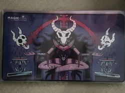 Ultra Pro Playmat Demonic Tutor Signed By Wizard Of Barge - Image 1