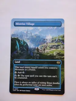 Mistrise Village (Borderless) Tarkir: Dragonstorm Regular - Image 1