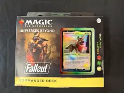 NEW MTG Magic The Gathering FALLOUT Commander Deck Scrappy Survivors Universes - Image 1