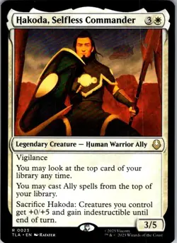 Magic | TLA | Hakoda, Selfless Commander | 23 | Normal | NM - Image 1