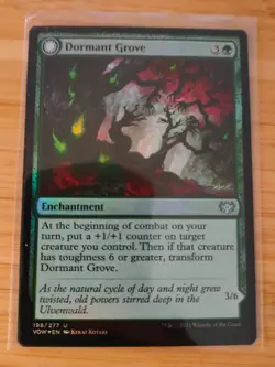 MTG Dormant Grove Gnarled Grovestrider (FOIL) 198 Innistrad: Crimson Vow M/NM - Image 1