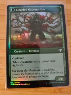 MTG Dormant Grove Gnarled Grovestrider (FOIL) 198 Innistrad: Crimson Vow M/NM - Image 2
