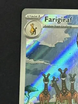 Farigiraf 2023 Pokemon Paldea Evolved 228/193 Illustration Rare NM/M - Image 3