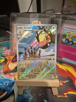 Farigiraf Scarlet Violet Paldea Evolved Illustration Rare Pokemon Card 228/193 - Image 2